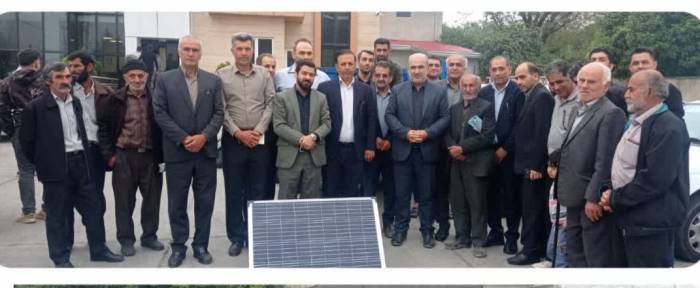 تحویل ۱۰ دستگاه پنل خورشیدی به عشایر شهرستان های سوادکوه و سوادکوه شمالی