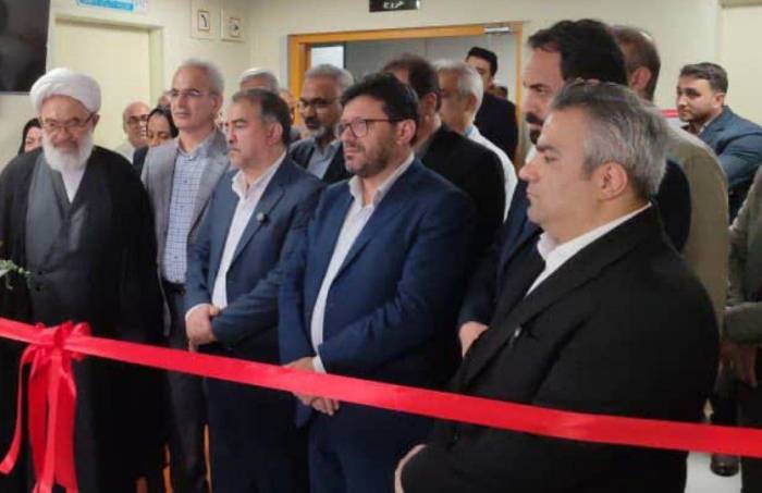 عمران عباسی و دستگاه سی تی اسکن پیشرفته بیمارستان رازی