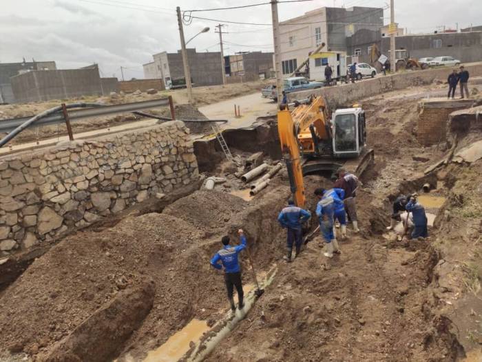 خسارت سیلاب به تاسیسات آبرسانی در هشت شهرستان خراسان رضوی