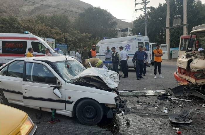 تصادف جاده ای در خراسان رضوی 10 زخمی و کشته برجای گذاشت
