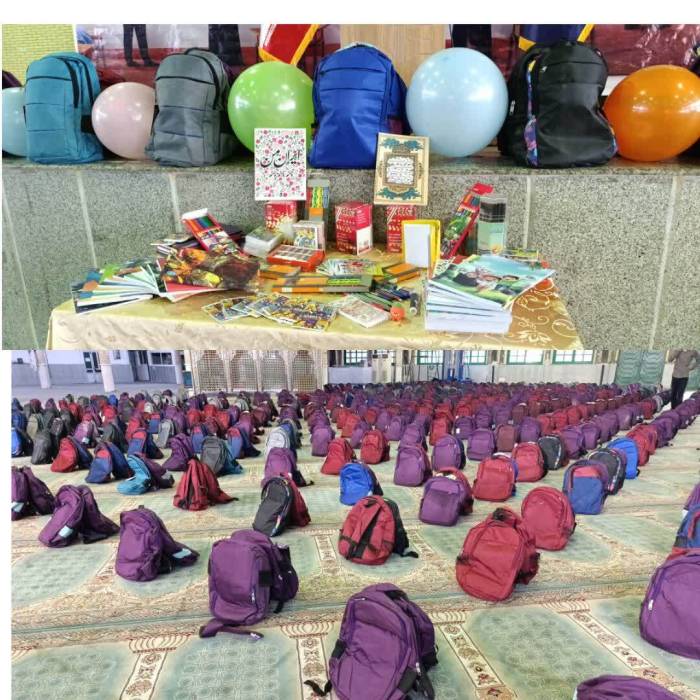 همدلی خیرین و مسئولان قائمشهر برای آغاز سال تحصیلی/ ۱۶۰۰ بسته به دانش‌آموزان تحت پوشش اهدا شد