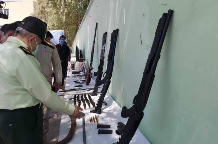 106 قبضه انواع سلاح شکاری و جنگی غیرمجاز در خوزستان کشف شد