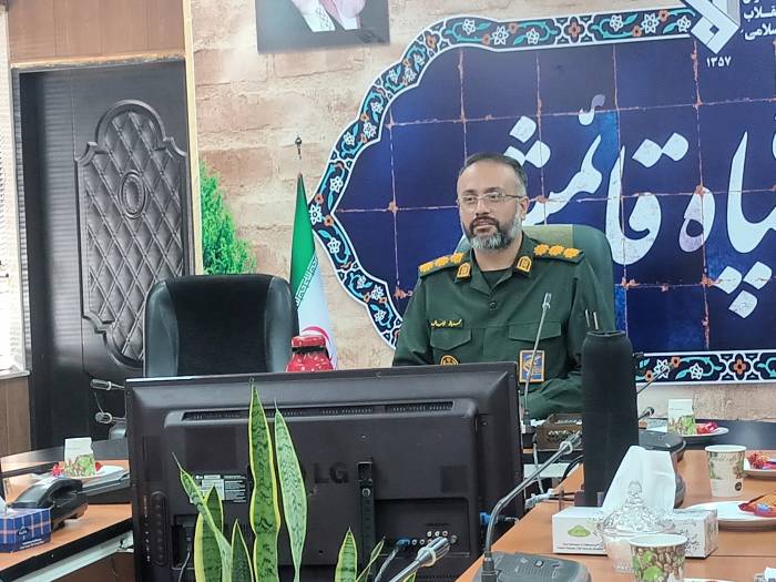 تأکید فرمانده سپاه قائمشهر بر آموزش، نوآوری و آگاهی‌افزایی خبرنگاران